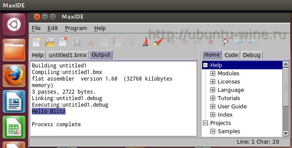 BlitzMax output Ubuntu